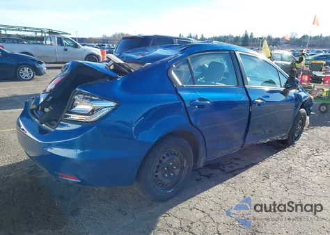 2013 Honda Civic Lx z USA, uszkodzony, nr VIN 2HGFB2F57DH564198